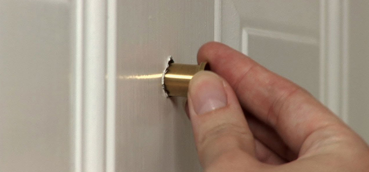 peephole door repair in Madera