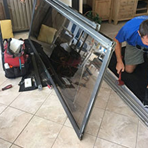 sliding glass door frame repair Madera